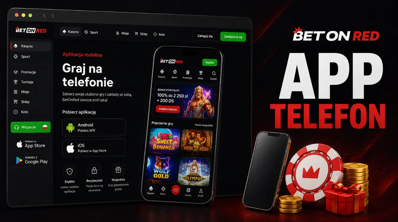 BetOnRed app i gra na telefonie