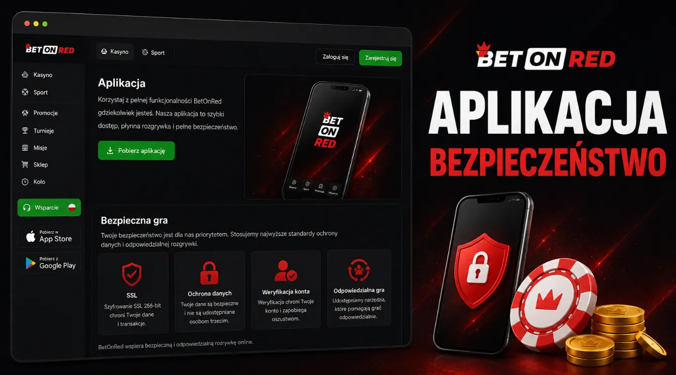 BetOnRed aplikacja i bezpieczna gra online