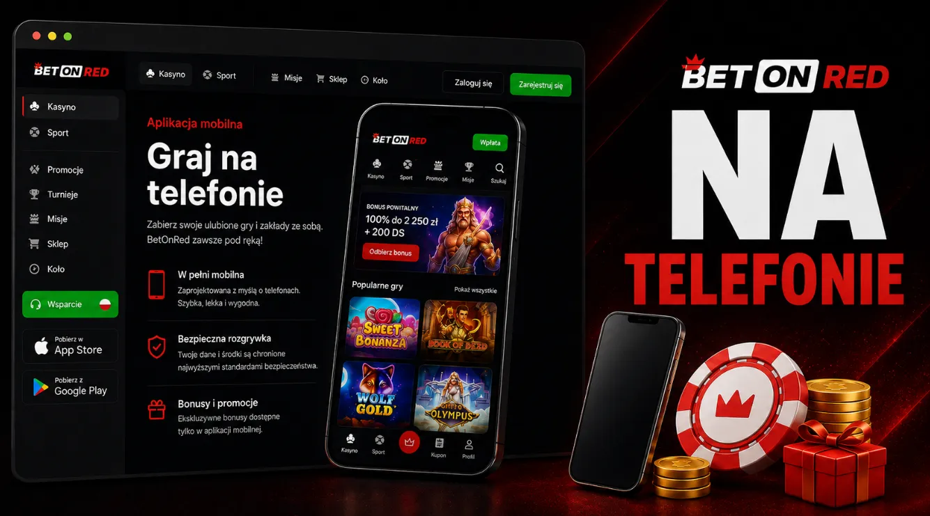 BetOnRed na telefonie