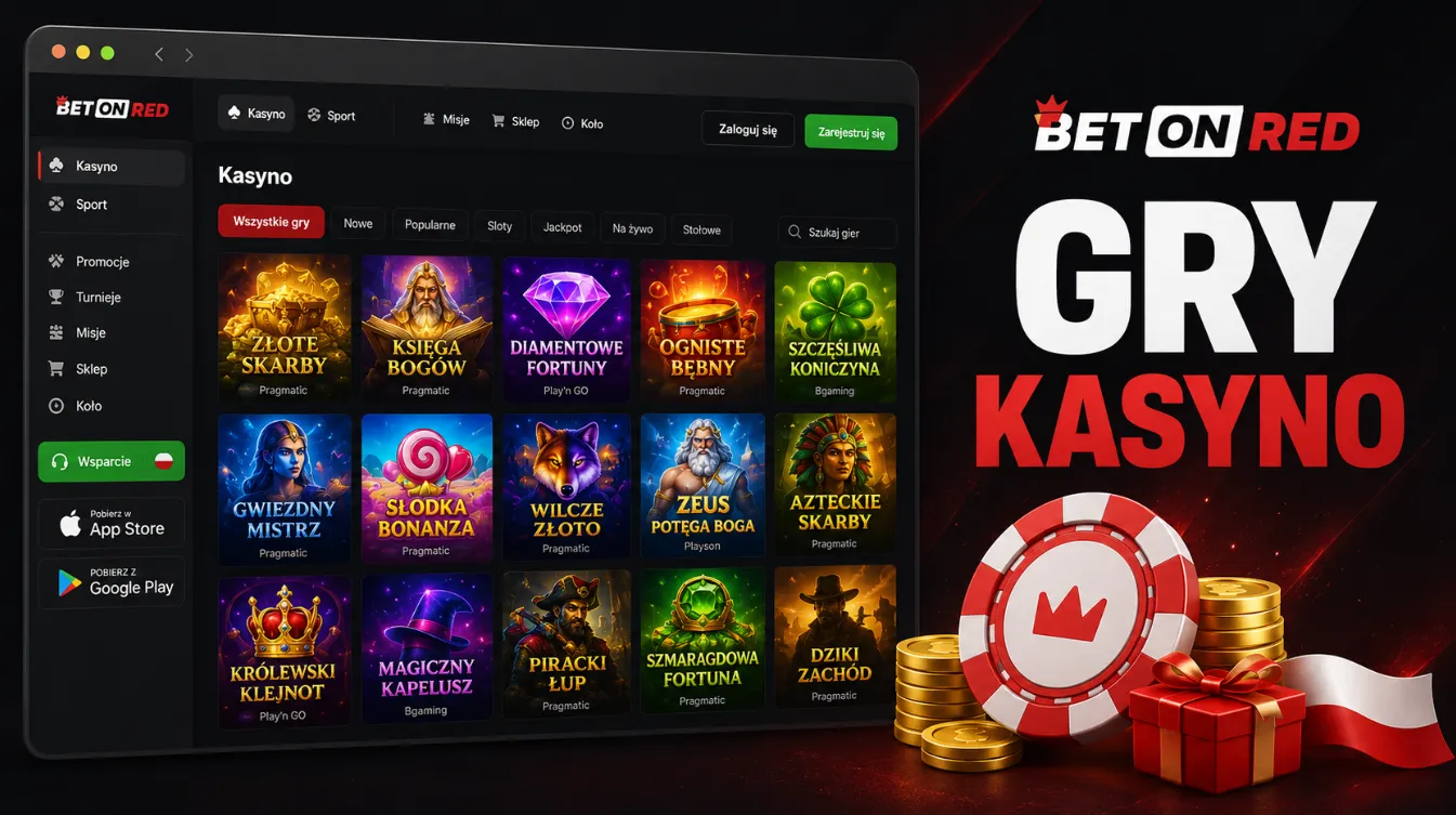 Gry w BetOnRed kasyno