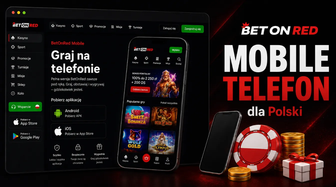 BetOnRed Mobile na Telefonie dla Użytkowników z Polski