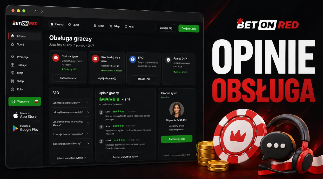 BetOnRed opinie i obsługa graczy
